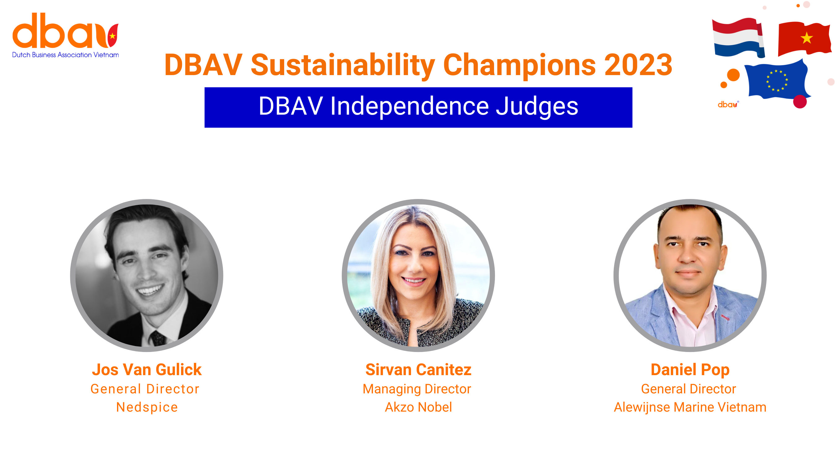 DBAV's Business Champions 2023 | Dutch Business Association Vietnam DBAV